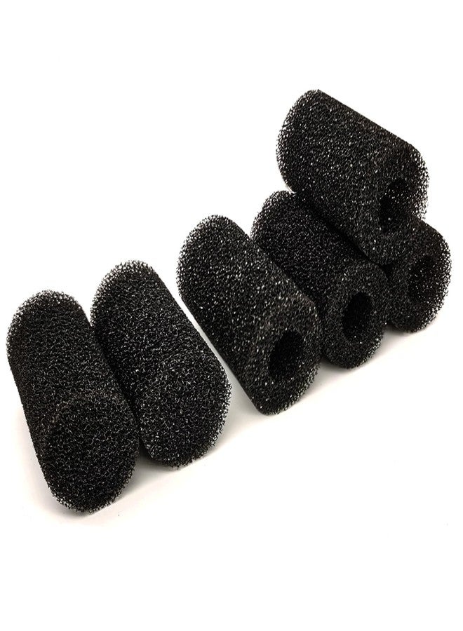IAFVKAI 6X Pre-Filter Sponge for Aquarium Shrimp Fry Fish Tank Filter Pump Prefilter Sponge Replacement Foam Cover 3.2 X 1.6 Inch with 0.8" Hole Diameter - Image 1